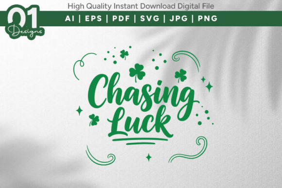 Chasing Luck Shamrock SVG: A Designer's Review