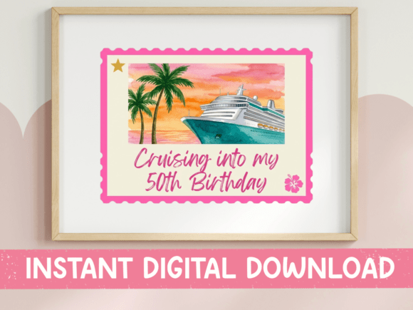 Cruising into My 50th: Graphics for T-Shirt Designs
