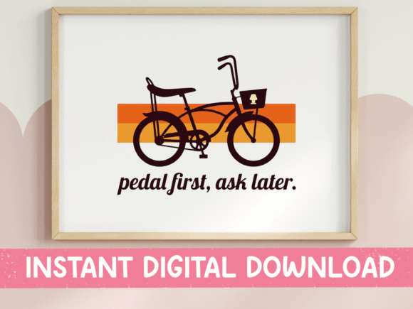 Retro Bike SVG for Graphics and T-Shirt Designs