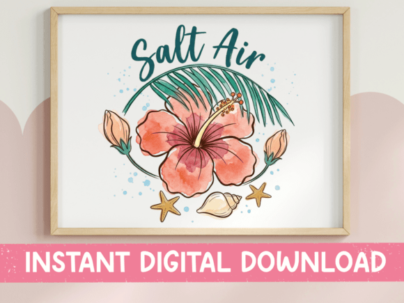 Salt Air SVG: Graphics for T-Shirt Designs
